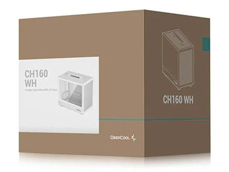 DeepCool CH160 WH - Gehäuse - Minitower - Weiß