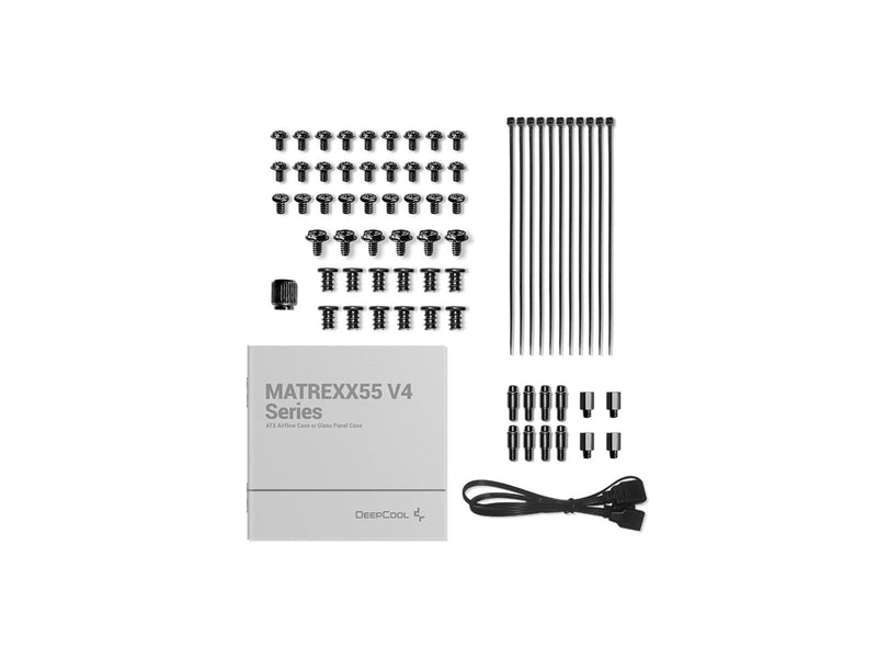 DeepCool MATREXX55 V4 C Mesh - Gehäuse - Miditower - Schwarz