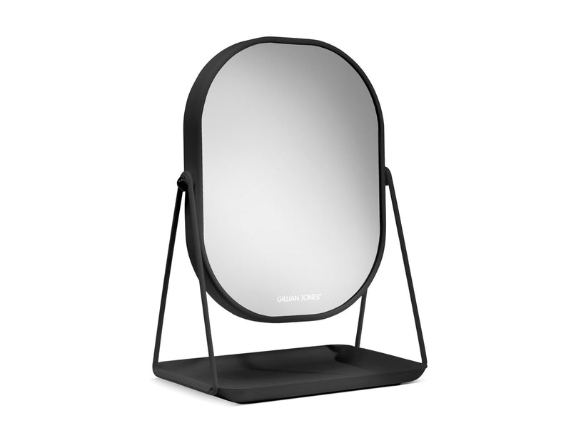 Gillian Jones Table Mirror With Tray Black