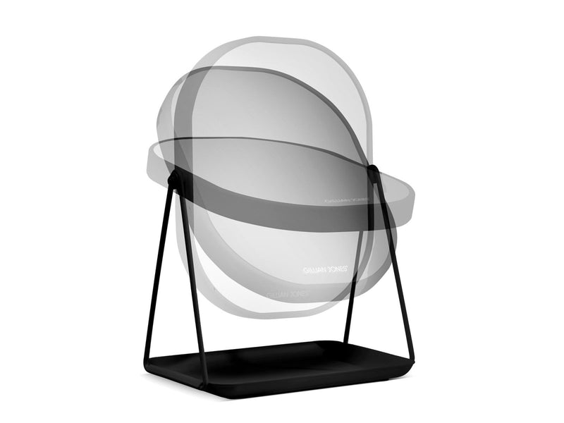 Gillian Jones Table Mirror With Tray Black