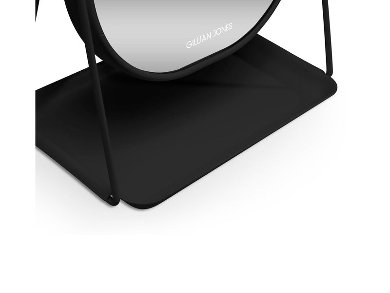 Gillian Jones Table Mirror With Tray Black
