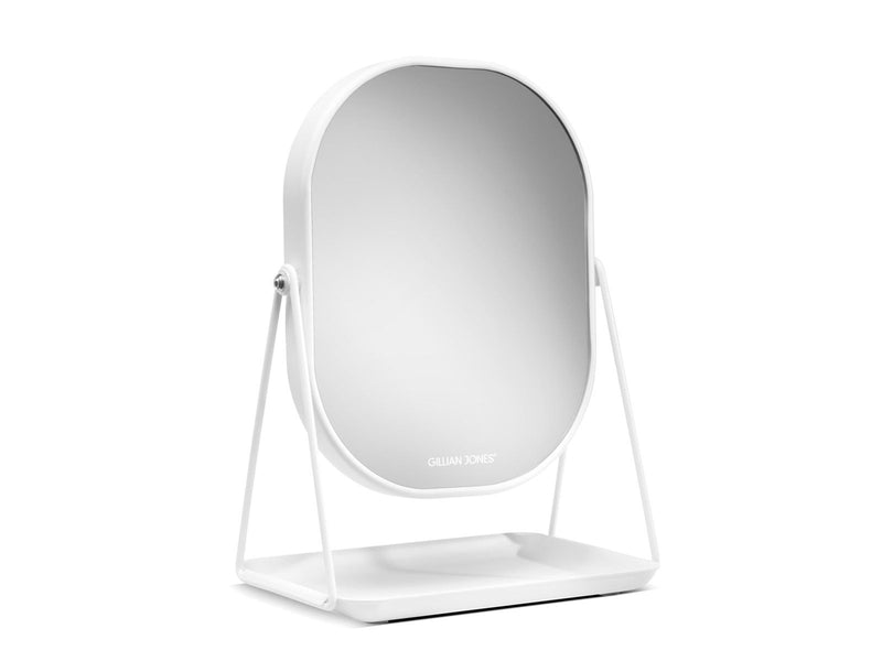 Gillian Jones Table Mirror With Tray White
