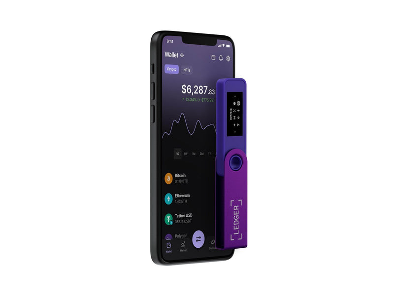 Ledger Nano S Plus Amethyst Purple Crypto Hardware Wallet