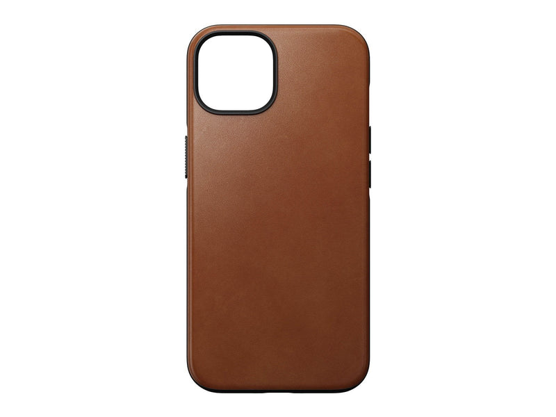 Nomad Modern Leather MagSafe Case - english tan- iPhone 14