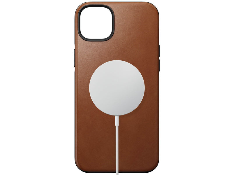 Nomad Modern Leather MagSafe Case - english tan- iPhone 14 Plus