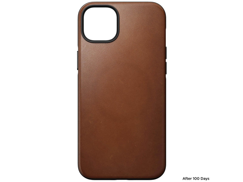 Nomad Modern Leather MagSafe Case - english tan- iPhone 14 Plus