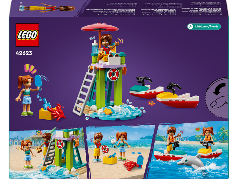 LEGO Classic 42623 Rettungsschwimmer Aussichtsturm mit Jetskis