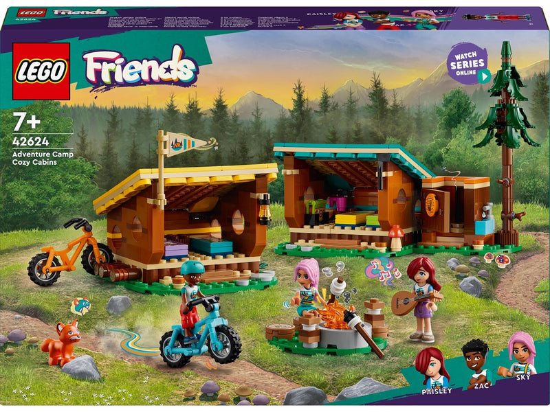 LEGO Friends 42624 Gemütliche Hütten im Abenteuercamp