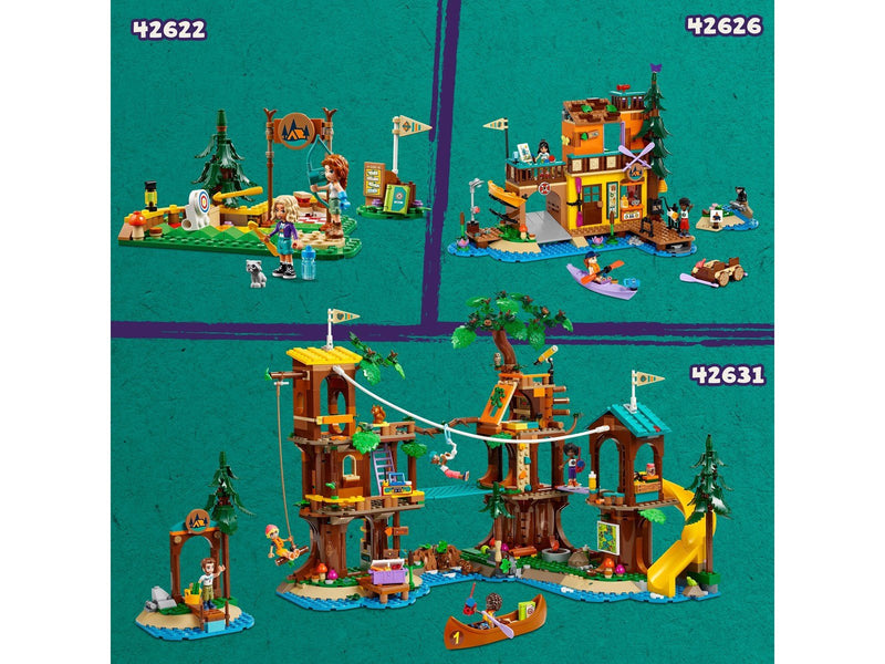 LEGO Friends 42624 Gemütliche Hütten im Abenteuercamp