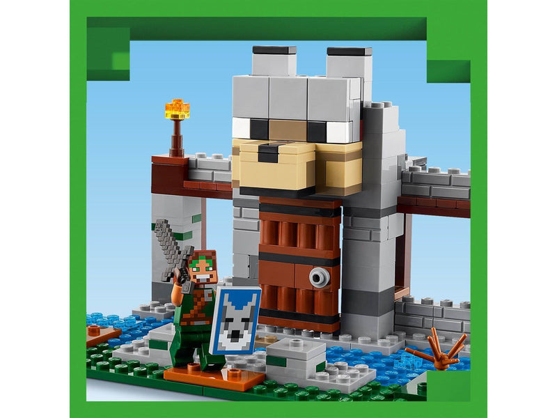 LEGO Minecraft 21261 Die Wolfsfestung