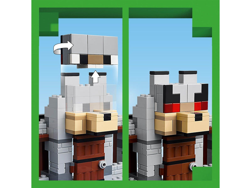 LEGO Minecraft 21261 Die Wolfsfestung