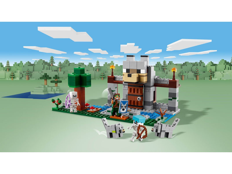 LEGO Minecraft 21261 Die Wolfsfestung