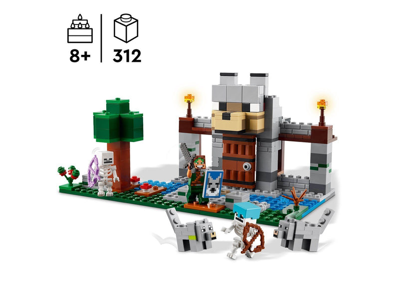 LEGO Minecraft 21261 Die Wolfsfestung