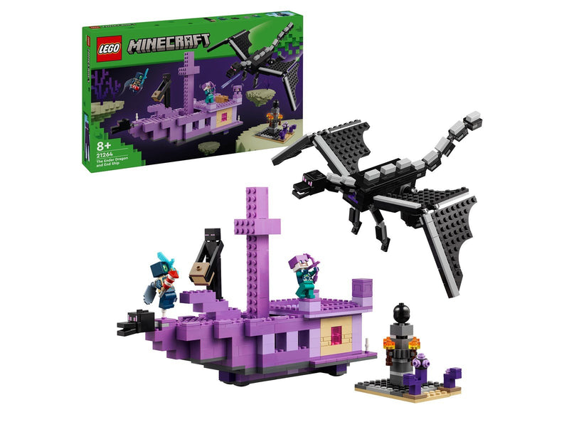 LEGO Minecraft 21264 Der Enderdrache und das Endschiff