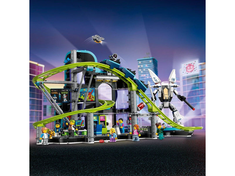 LEGO City 60421 Achterbahn mit Roboter-Mech