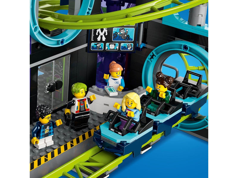 LEGO City 60421 Achterbahn mit Roboter-Mech