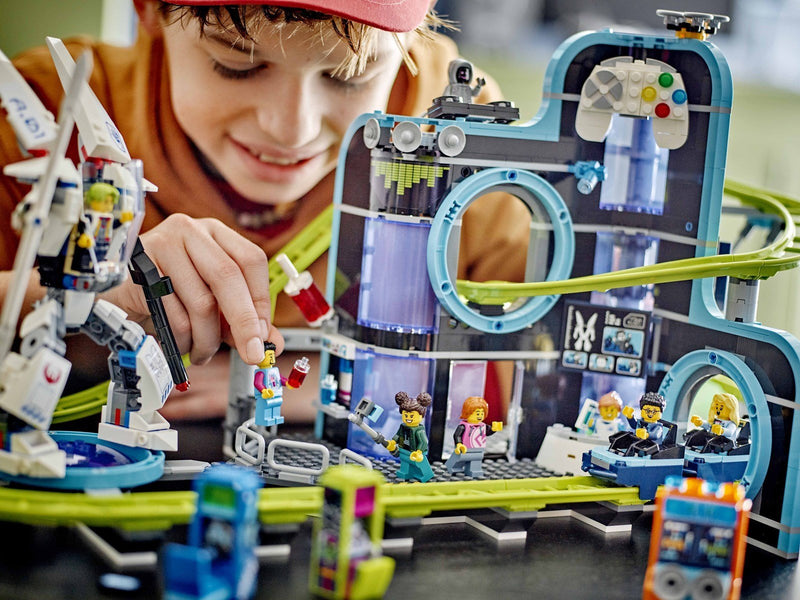 LEGO City 60421 Achterbahn mit Roboter-Mech