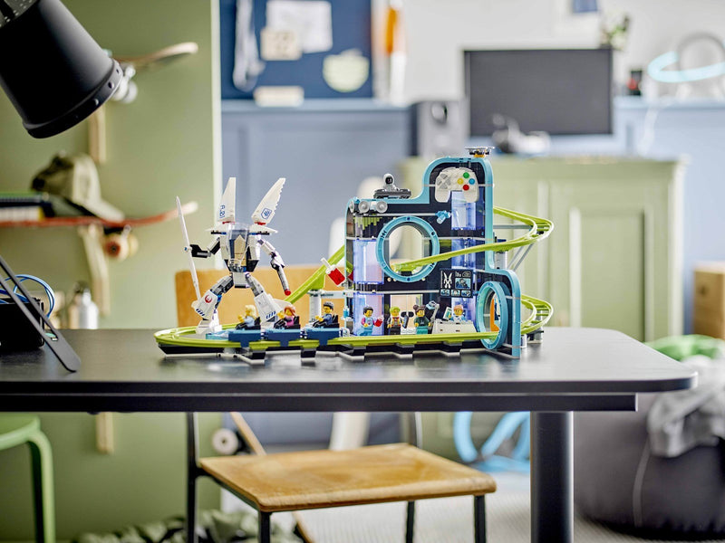 LEGO City 60421 Achterbahn mit Roboter-Mech