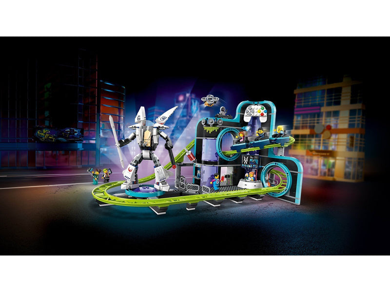 LEGO City 60421 Achterbahn mit Roboter-Mech