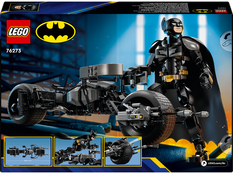 LEGO DC Super Heroes 76273 Batman™ Baufigur mit dem Batpod
