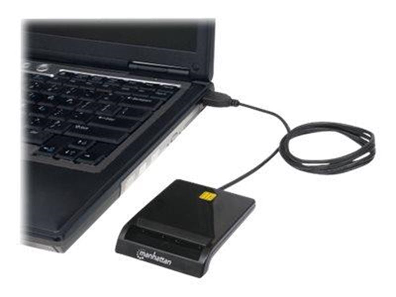 IC INTRACOM Manhattan USB-a Contact Smart Card Reader