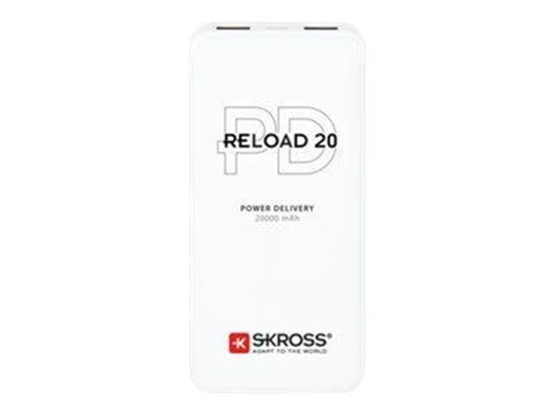 SKross Reload 20 Powerbank (Akku) - Weiß - 20000 mAh