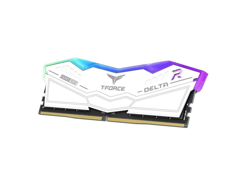 Team Group T-Force Delta RGB DDR5-7200 - 32GB - CL34 - Dual Channel (2 pcs) - Intel XMP - Weiß mit RGB