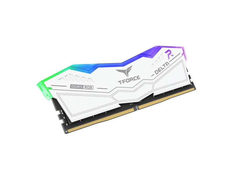 Team Group T-Force Delta RGB DDR5-7200 - 32GB - CL34 - Dual Channel (2 pcs) - Intel XMP - Weiß mit RGB