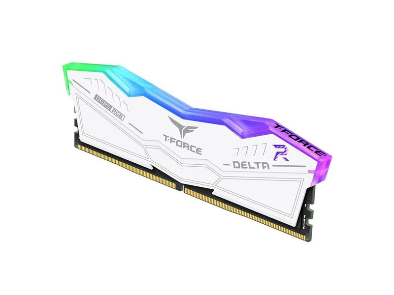 Team Group T-Force Delta RGB DDR5-7200 - 32GB - CL34 - Dual Channel (2 pcs) - Intel XMP - Weiß mit RGB