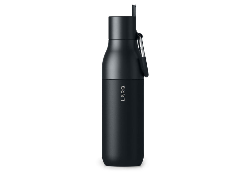 LarQ Insulated Bottle Obsidian Black 740ml w. flip