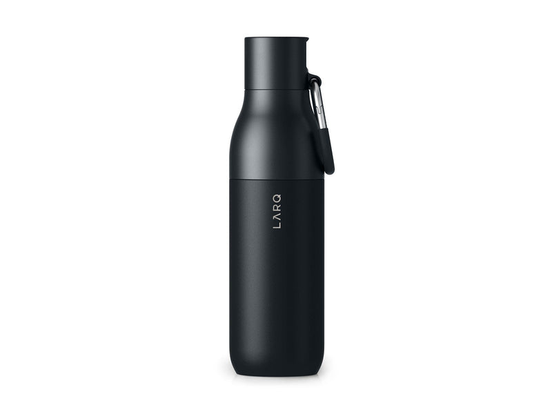 LarQ Insulated Bottle Obsidian Black 740ml w. flip