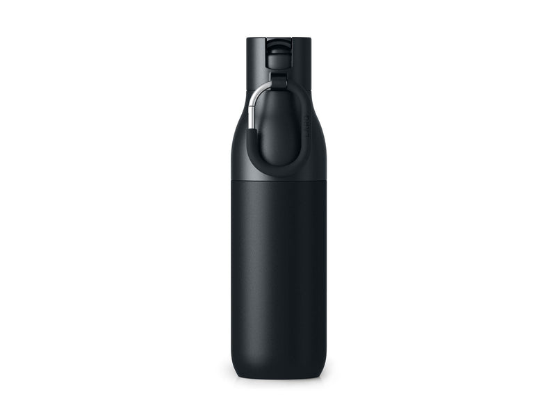 LarQ Insulated Bottle Obsidian Black 740ml w. flip