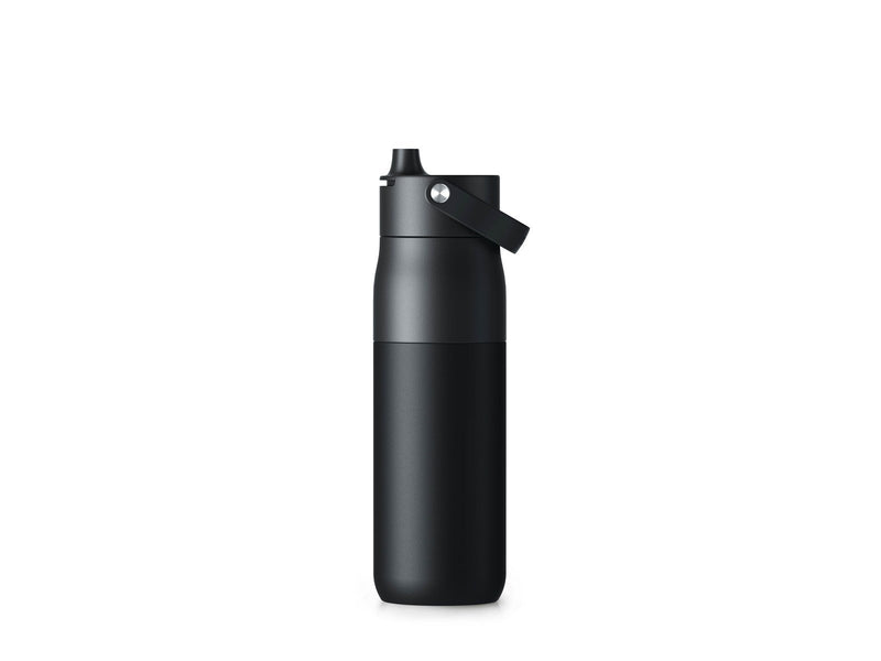 LarQ Insulated Bottle Obsidian Black 680ml w. Swig