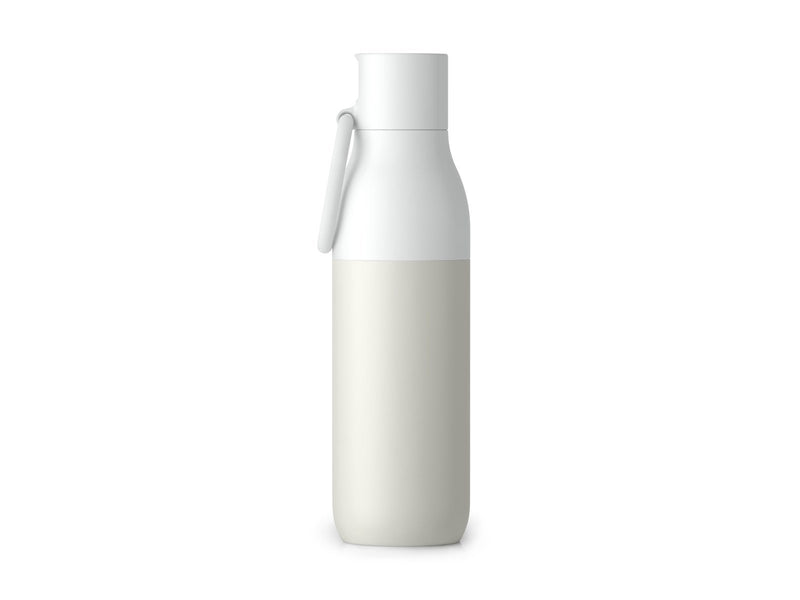 LarQ Insulated Bottle Granite White 500ml w. flip