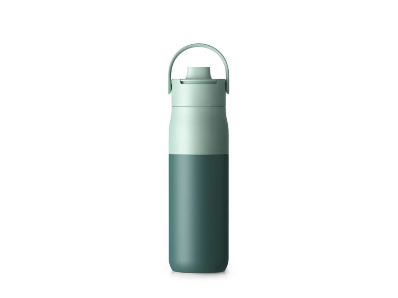 LarQ Insulated Bottle Eucalyptus Green 680ml w. Swig
