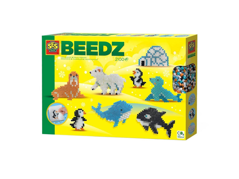 SES Creative Iron-on Beads - Pool Animals