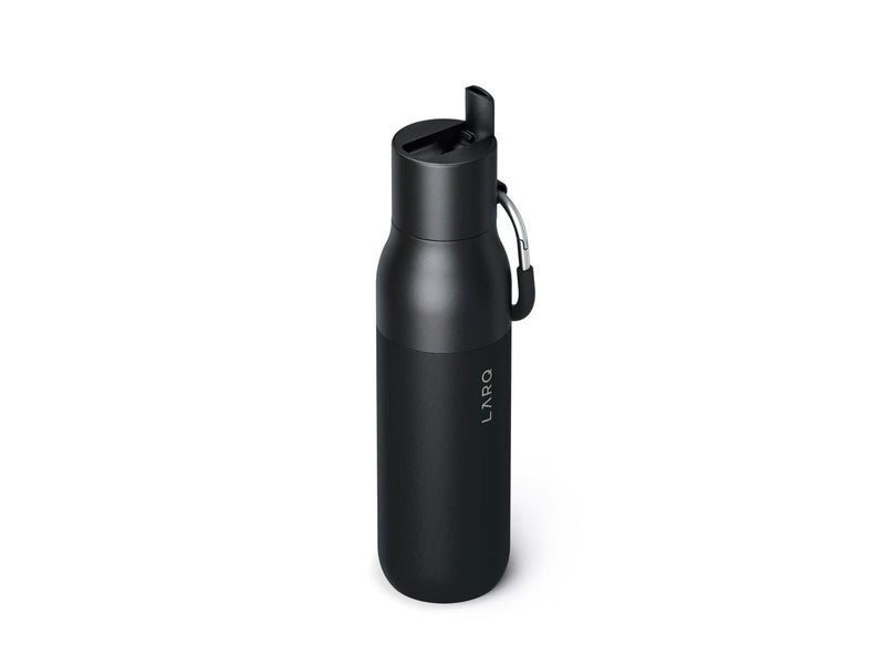 LarQ Bottle Filtered Obsidian Black 500ml