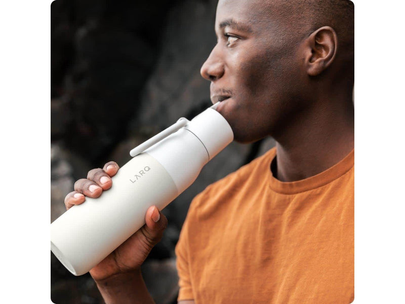 LarQ Bottle Filtered Granite White 500ml