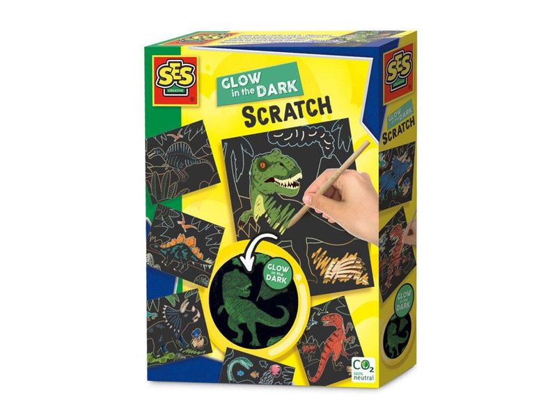 Glow in the Dark Scratch - Dinos