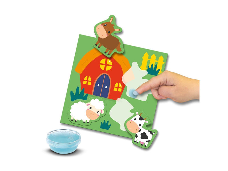SES Creative My First - Where do I live? Sticking animals