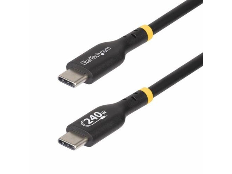 StarTech.com 2m USB C Charging Cable USB-IF Certified USB-C Cable 240W - USB-C cable - 24 pin USB-C to 24 pin USB-C - 2 m