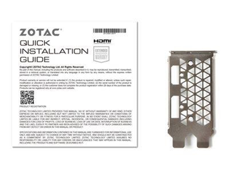 ZOTAC GeForce RTX 3050 Low Profile - 6GB GDDR6 RAM - Grafikkarte