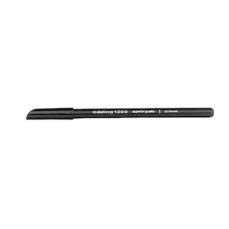 edding 1200 Filzstifte schwarz - 10 Stück