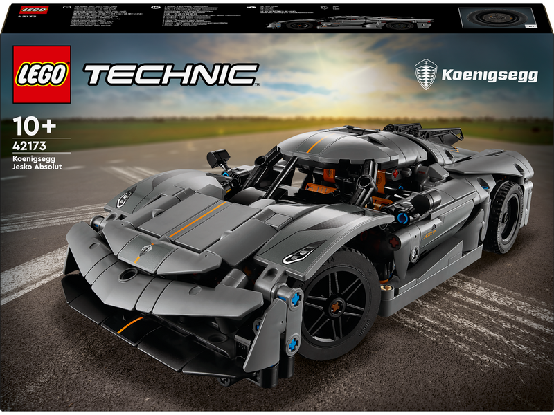 LEGO Technic 42173 Koenigsegg Jesko Absolut Supersportwagen in Grau