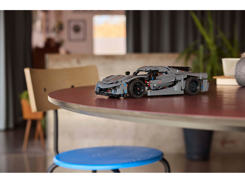 LEGO Technic 42173 Koenigsegg Jesko Absolut Supersportwagen in Grau
