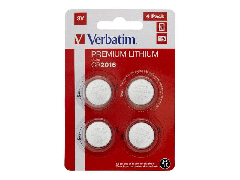 Verbatim battery - 4 x CR2016 - Li