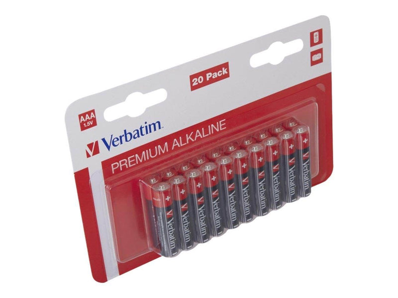 Verbatim battery - 20 x AAA / LR03 - Alkaline