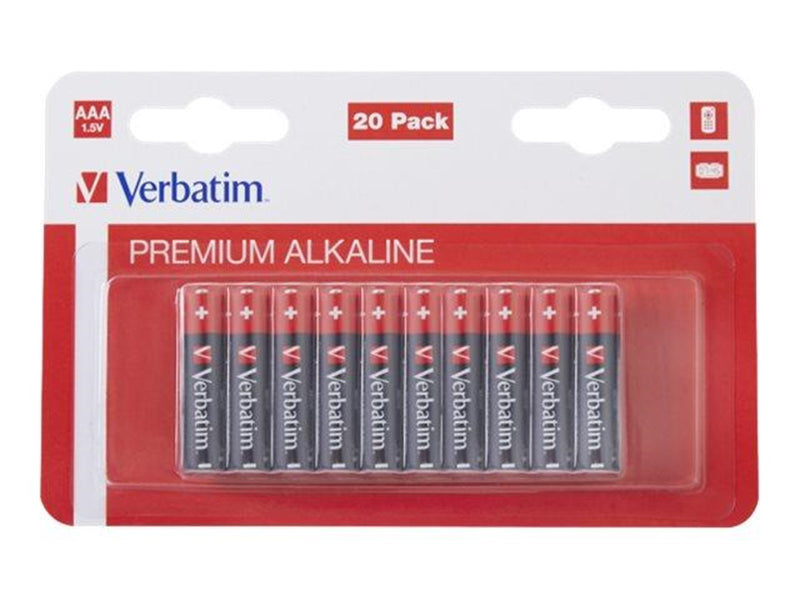 Verbatim battery - 20 x AAA / LR03 - Alkaline