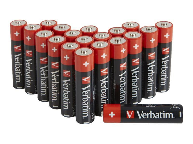 Verbatim battery - 20 x AA / LR06 - Alkaline