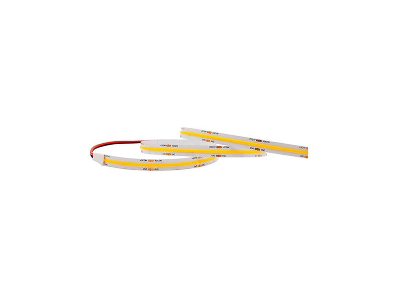 HiluX HighLumen COB LED Strips - 24V - 15W - 1300lm/m - 3000K - CRI95+ - 5m - IP65